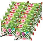 Kissenbezug 12 Stk. Houten Schwarz 45 X 45 Cm Polyester Vidaxl