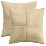Kissenbezug 2 Pcs Almelo Grau-gr&uuml;n 50 X 50 Cm Cord Vidaxl