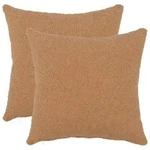 Kissenbezug 2 Pcs Heerlen Beige 35 X 35 Cm Boucl&eacute; Vidaxl