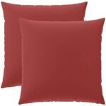 Kissenbezug 2 Pcs Heerlen Weinrot 65 X 65 Cm Polyester Vidaxl