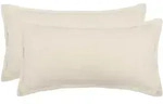 Kissenbezug 2 Pcs Houten Creme 40 X 70 Cm Boucl&eacute; Vidaxl