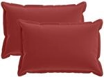 Kissenbezug 2 Stk. Houten Weinrot 40 X 60 Cm Polyester Vidaxl