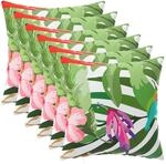 Kissenbezug 6 Pcs Heerlen Schwarz 35 X 35 Cm Polyester Vidaxl