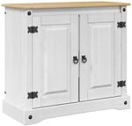 Vidaxl Aquarium Stand Corona White And Brown 81.5 X 37 X 73 Cm 250 Kg