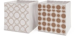 Faltbox , Wei&szlig;/gold, 30 X 30 Cm 2er Set Vicco