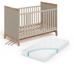 Babybett Malia, Cashmere/artisan, 70x140 Cm Mit Matratze, Vitalispa
