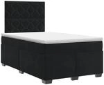 Boxspringbett Mit Matratze Schwarz 120 X 190 Cm Samt Vidaxl
