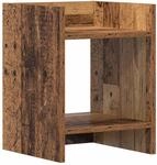 Vidaxl Plant Stand Old Wood 30 X 30 X 40 Cm Engineered Wood