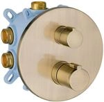 Paulgurkes - Thermostat Unterputz Retro Antik Bronze Messing 1-3 Verbraucher