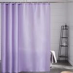 Duschvorhang &Uuml;berl&auml;nge 200x240cm Lila, Textil, Anti-schimmel, Waschbar, Mit 12