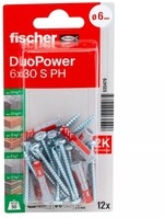 535479 Duopower 6 X 30 S Ph, 12 Stk - Fischer