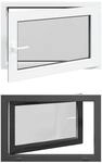 Kellerfenster Innenseite Farbe Wei&szlig; Risor 90 X 50 Cm Vidaxl