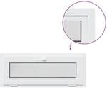 Kellerfenster Innenseite Farbe Wei&szlig; Risor 105 X 45 Cm Vidaxl