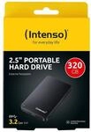 Intenso Portable Hard Drive 320 Gb, Certified Refurbished