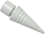 Gardinia Endknopf Spitze Zu Stilprogramm Chicago, &Oslash; 20 Mm, Wei&szlig;, 2-er Pack