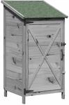 Vidaxl Garden Shed Grey 59.5 X 56 X 113.5 Cm Solid Fir Wood