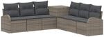 Sofa Set 7 Stk. Grau Und Dunkelgrau 124 X 62 X 69 Cm Vidaxl