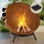 Blum - Feldt Fireball Rust Feuerschale 60 Cm &Oslash; Kippbare Rost-finish Rost