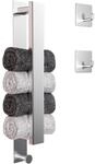 Handtuchhalter Ohne Bohren, Selbstklebend, Edelstahl, 40cm, Silber