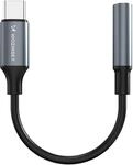 Usb-c-auf-3,5-mm-miniklinken-adapter &ndash; Schwarz