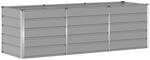 Vidaxl Planter Light Grey 240 X 80 X 75 Cm Steel
