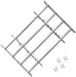 Fenstergitter Verstellbar Mit 4 Querst&auml;ben 700-1050 Mm Vidaxl