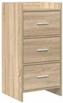 Vidaxl Sideboard Sonoma Oak 40 X 36 X 80 Cm Engineered Wood