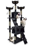 Bituxx - Xl Katzen Kratzbaum Dunkelgrau Pfote Katzenbaum Katzenhaus Katzenturm...