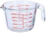 Messbecher Glas, 1 Liter, Hitzebest&auml;ndig, Mikrowellengeeignet, Skala In Ml, Cups,