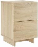 Nachttisch Sonoma-eiche 33,5 X 34,5 X 50 Cm Holzwerkstoff Vidaxl