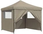 Party-zelt 292 X 292 X 315 Cm Taupe Oxford-stoff Vidaxl