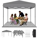 Faltpavillon 3x3m Mit One-touch Lift, H&ouml;henverstellbar, Inkl. Tragetasche