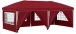 Vidaxl Pop-up Party Tent 575 X 288 X 245 Cm Burgundy