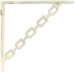 Wandregalhalterungen 12 Stk. Antik Wei&szlig; 14,5 X 14,5 X 3 Cm Vidaxl