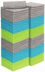 Mikrofasert&uuml;cher 100 St&uuml;ck, Fusselfrei, Saugf&auml;hig, 30x30cm, F&uuml;r K&uuml;che &...