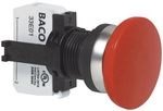 Baco L21ad01c Not-aus-schalter Frontring Kunststoff, Verchromt 600 V 10 A 1 &Ouml;ffner