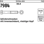 Zylinderschraube Din 7984 M.innensechskant M 5 X 8 8.8