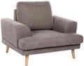 Sessel Kildal Stoff Braun