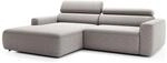 Selsey Fando - Ecksofa Mit Schlaffunktion, L-form, Flechtstoff Greige, 252 Cm - Links