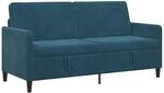 Sofa Mit Stauraum Blau 172 X 78 X 87 Cm Polyester Vidaxl