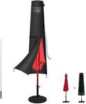 Sonnenschirm Schutzh&uuml;lle 190cm Wasserdicht Mit Stab & Bel&uuml;ftung