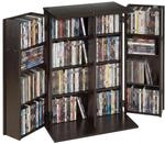 Vevor Medienregal, 4-ebenen Dvd-regal, 610x368x846 Mm Medienschrank,