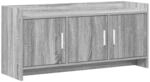 Vidaxl Tv Cabinet 102 X 33 X 47 Cm Grey Sonoma Engineered Wood