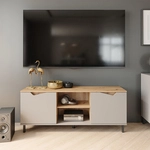 Lowboard Marelle, Greige/artisan, 150 X 60 Cm Mit 2 T&uuml;ren, Vicco