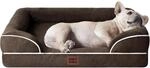 Orthop&auml;disches Hundebett Mit Memory Foam, Waschbar, Wasserdicht, Rutschfest,...