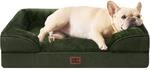 Orthop&auml;disches Hundebett Mit Memory Foam, Waschbar, Wasserdicht, Rutschfest, L