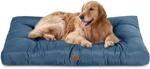 Hundebett Xxl 111x89cm Waschbar, 10cm Dick, Dunkelblau