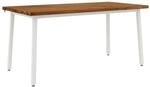 Quadratischer Esstisch 160 X 70 X 75 Cm Massivholz Akazie Natur Vidaxl