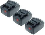 Extensilo 3x Akku Kompatibel Mit Starmix Isc L 36-18v, Isc M 36-18v Safe, L18v...