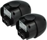 Vhbw - 2x Akku Kompatibel Mit Metabo 00064000, 6.00064.50, 6.00059.51,...